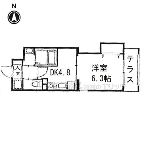 大阪府枚方市伊加賀寿町 枚方公園駅 1DK マンション 賃貸物件詳細