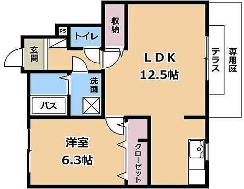 滋賀県栗東市御園 手原駅 1LDK アパート 賃貸物件詳細