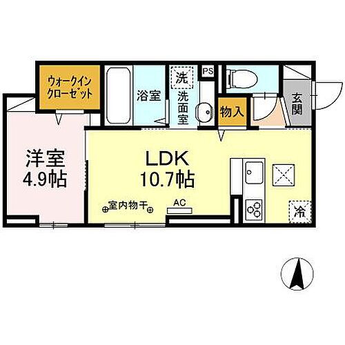 神奈川県大和市大和東3丁目14-21 大和駅 1LDK アパート 賃貸物件詳細