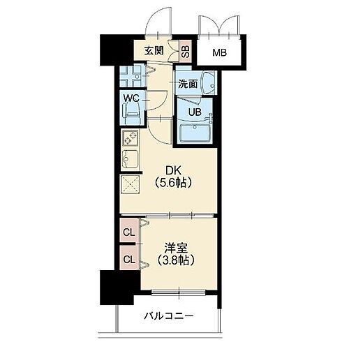 大阪府大阪市中央区釣鐘町2丁目3-3 堺筋本町駅 1DK マンション 賃貸物件詳細