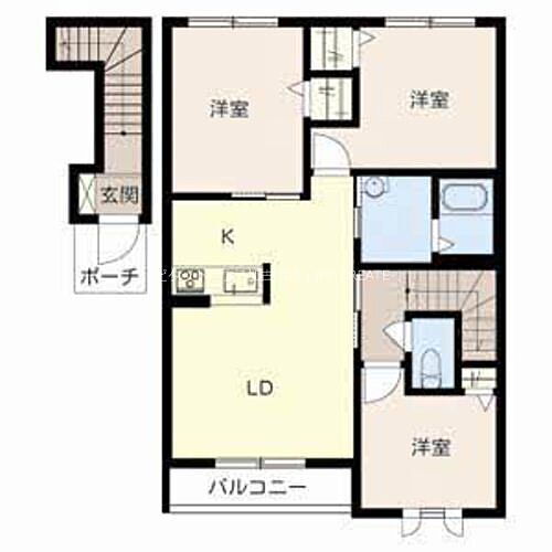 シャーメゾン・ひまわりＡ 2階 3LDK 賃貸物件詳細