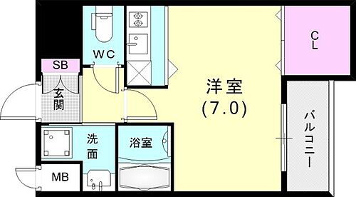兵庫県神戸市兵庫区福原町15-12 湊川公園駅 1K マンション 賃貸物件詳細