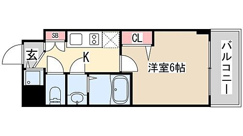 プレサンス三宮エレガンシア 4階 1K 賃貸物件詳細