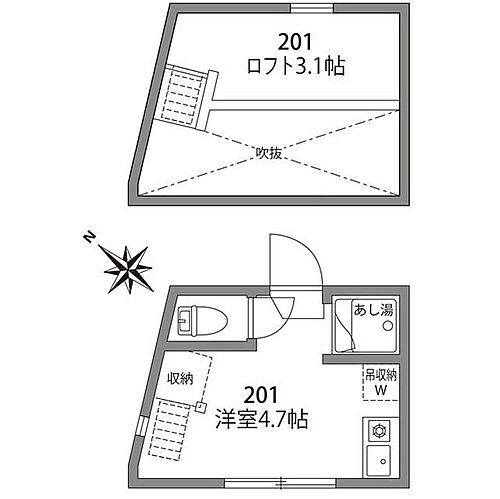 アーバンプレイス西新宿 2階 ワンルーム 賃貸物件詳細