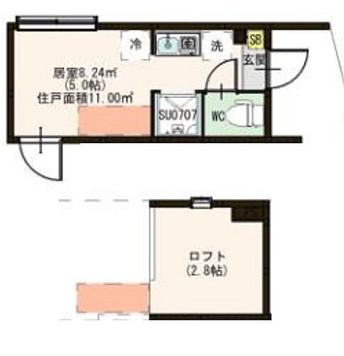 東京都中野区沼袋1丁目 中野駅 ワンルーム アパート 賃貸物件詳細