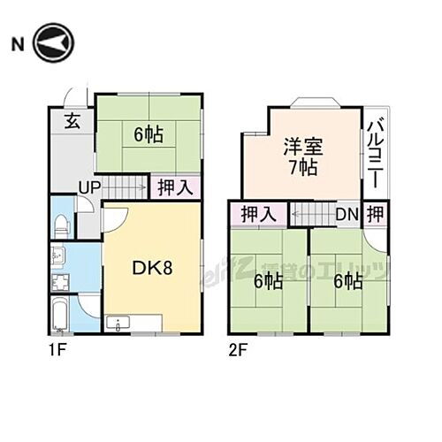 大阪府枚方市春日東町2丁目 津田駅 4DK 一戸建て 賃貸物件詳細