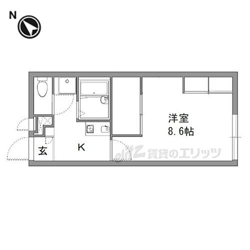 大阪府枚方市堂山2丁目 枚方市駅 1K アパート 賃貸物件詳細