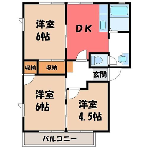 エスポワール　Ａ 1階 3DK 賃貸物件詳細