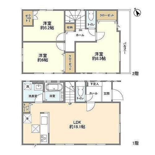 千葉県船橋市三山3丁目 津田沼駅 3LDK 一戸建て 賃貸物件詳細