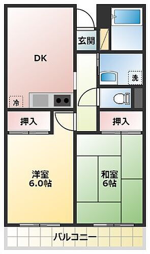 千葉県習志野市大久保2丁目 京成大久保駅 2DK マンション 賃貸物件詳細