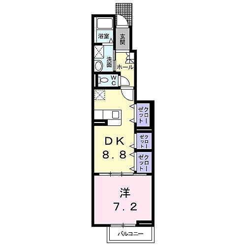 愛知県豊橋市下地町字宮腰57-1 市役所前駅 1DK アパート 賃貸物件詳細