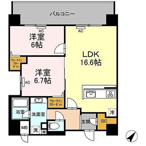 広島県福山市春日町6丁目2-16 東福山駅 2LDK マンション 賃貸物件詳細