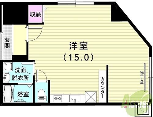 兵庫県神戸市須磨区平田町1丁目 板宿駅 ワンルーム マンション 賃貸物件詳細