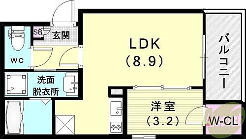 （仮称）ジーメゾン須磨エディエン 3階 1LDK 賃貸物件詳細
