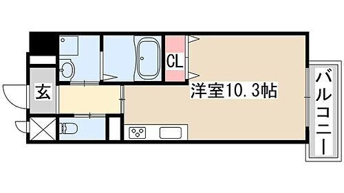 Ｆｕｊｉ　Ｇａｒｄｅｎ神楽 2階 ワンルーム 賃貸物件詳細