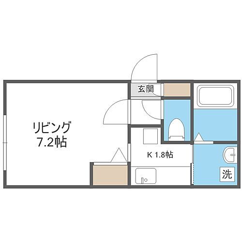 北海道札幌市豊平区中の島二条3丁目 中の島駅 1K マンション 賃貸物件詳細