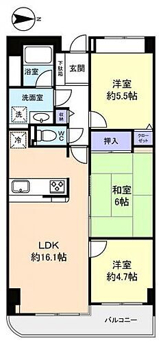 千葉県習志野市鷺沼１丁目 賃貸マンション