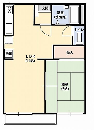 広島県福山市能島1丁目8-1 東福山駅 1LDK アパート 賃貸物件詳細
