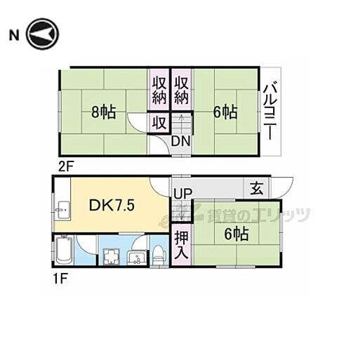 大阪府寝屋川市萱島信和町 賃貸一戸建て