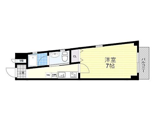 兵庫県川西市小戸2丁目 川西能勢口駅 1K マンション 賃貸物件詳細