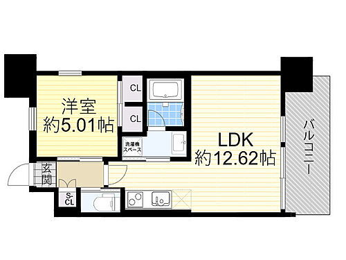 大阪府大阪市淀川区新高2丁目 神崎川駅 1LDK マンション 賃貸物件詳細
