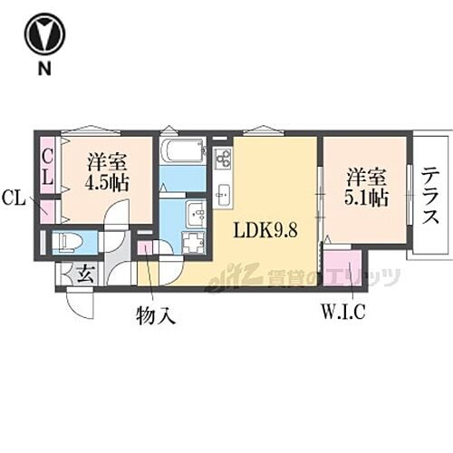 大阪府寝屋川市萱島桜園町 賃貸アパート
