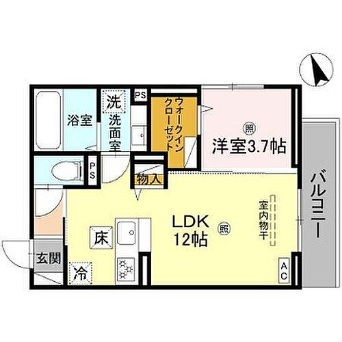 Ｄ－ＰＬＡＣＥ町坪 3階 1LDK 賃貸物件詳細