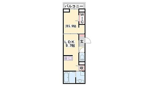 Ｄ’ｓ町坪 2階 1LDK 賃貸物件詳細