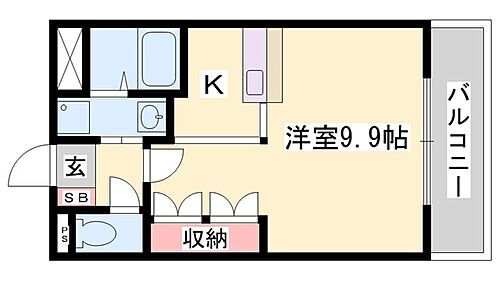 兵庫県姫路市書写 姫路駅 1K アパート 賃貸物件詳細