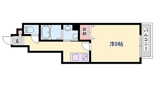 Ｆｏｎｔａｎａ 1階 1K 賃貸物件詳細