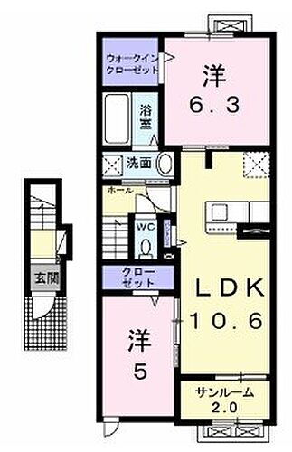 兵庫県朝来市和田山町法興寺 賃貸アパート