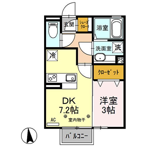 群馬県高崎市新町 新町駅 1DK アパート 賃貸物件詳細