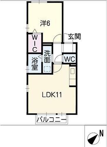愛知県長久手市坊の後 はなみずき通駅 1LDK アパート 賃貸物件詳細