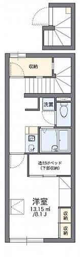 愛知県岡崎市大和町字西六反61-1 西岡崎駅 1K アパート 賃貸物件詳細