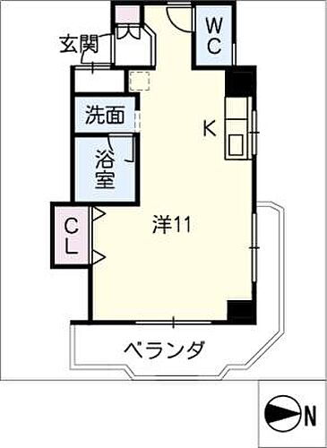 愛知県名古屋市西区市場木町 庄内緑地公園駅 ワンルーム マンション 賃貸物件詳細