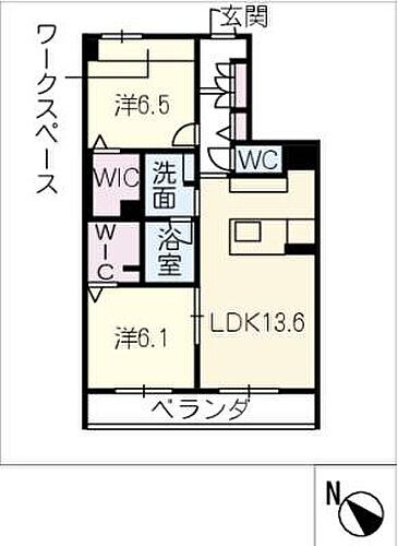 愛知県清須市西枇杷島町小田井2丁目 下小田井駅 2LDK マンション 賃貸物件詳細