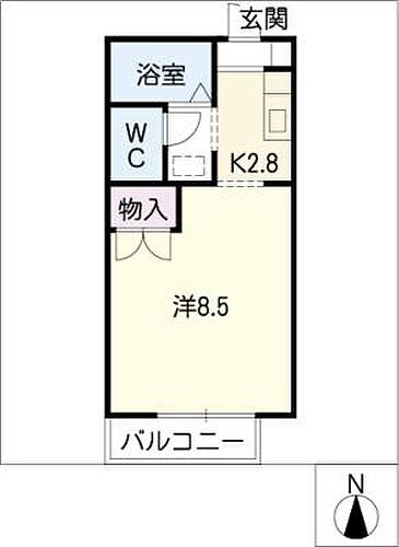 愛知県名古屋市守山区瀬古東1丁目 新守山駅 1K アパート 賃貸物件詳細