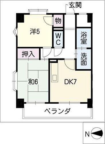 グランディオス元町 3階 2DK 賃貸物件詳細