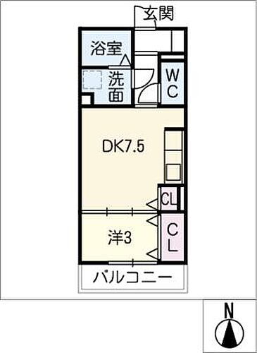 岐阜県羽島郡岐南町上印食9丁目 細畑駅 1DK アパート 賃貸物件詳細