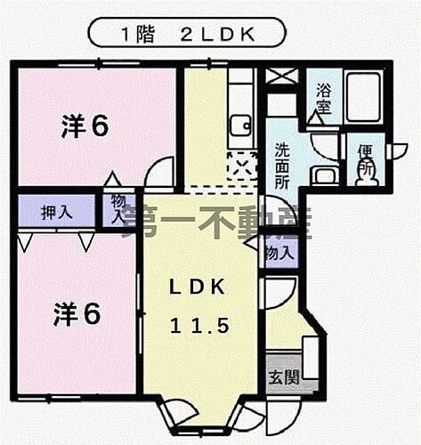 兵庫県加東市下滝野1丁目152 滝野駅 2LDK アパート 賃貸物件詳細