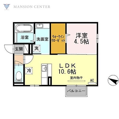 新潟県新潟市東区中山5丁目12-34-2 1LDK アパート 賃貸物件詳細