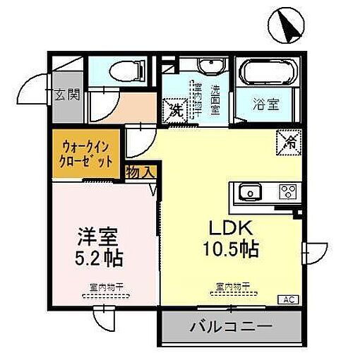 石川県小松市向本折町 小松駅 1LDK アパート 賃貸物件詳細