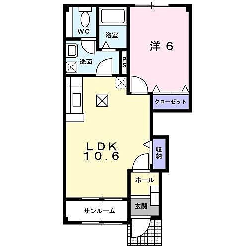 プラスペリティー 1階 1LDK 賃貸物件詳細