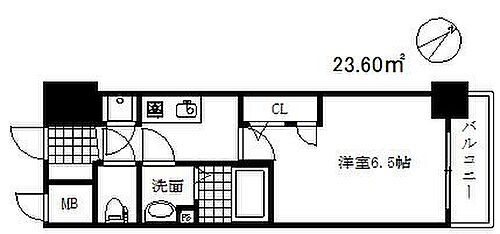 エスプレイス神戸ハーバーウエスト 11階 1K 賃貸物件詳細