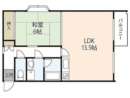 広島県広島市西区井口台1丁目 新井口駅 1LDK マンション 賃貸物件詳細