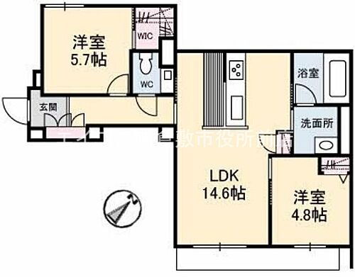 フィル（シャーメゾン・ホテルライク仕様） 1階 2LDK 賃貸物件詳細