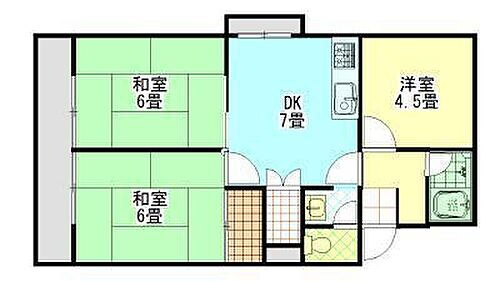 広島県福山市東吉津町4-18 福山駅 3DK マンション 賃貸物件詳細