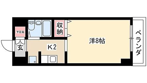 愛知県名古屋市中村区亀島1丁目12-28 亀島駅 1K マンション 賃貸物件詳細