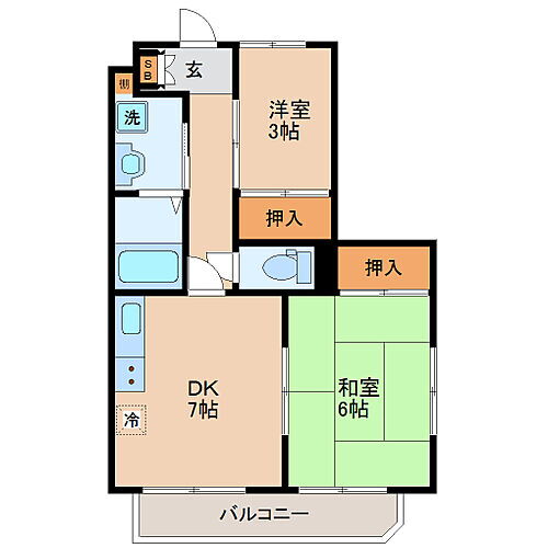 宮城県仙台市青葉区高松3丁目 東照宮駅 2DK マンション 賃貸物件詳細