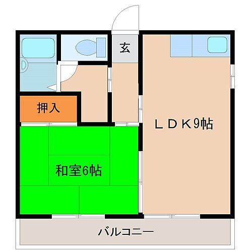 福岡県久留米市青峰1丁目 御井駅 1LDK アパート 賃貸物件詳細